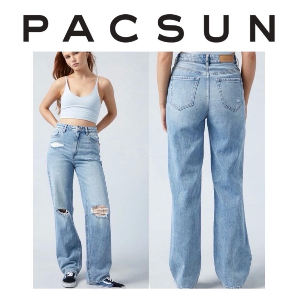 PACSUN Jeans Women’s 28S Blue 90’s Boyfriend High Rise LIKE NEW